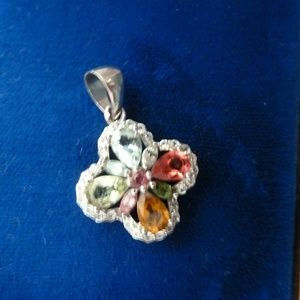 MULTI TOURMALINE PENDANT